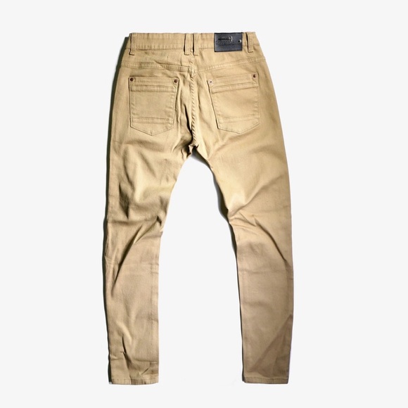 Copper Rivet Khaki Pants with Rips - Picture 9 of 9